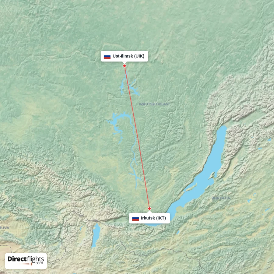 UIK - IKT route map