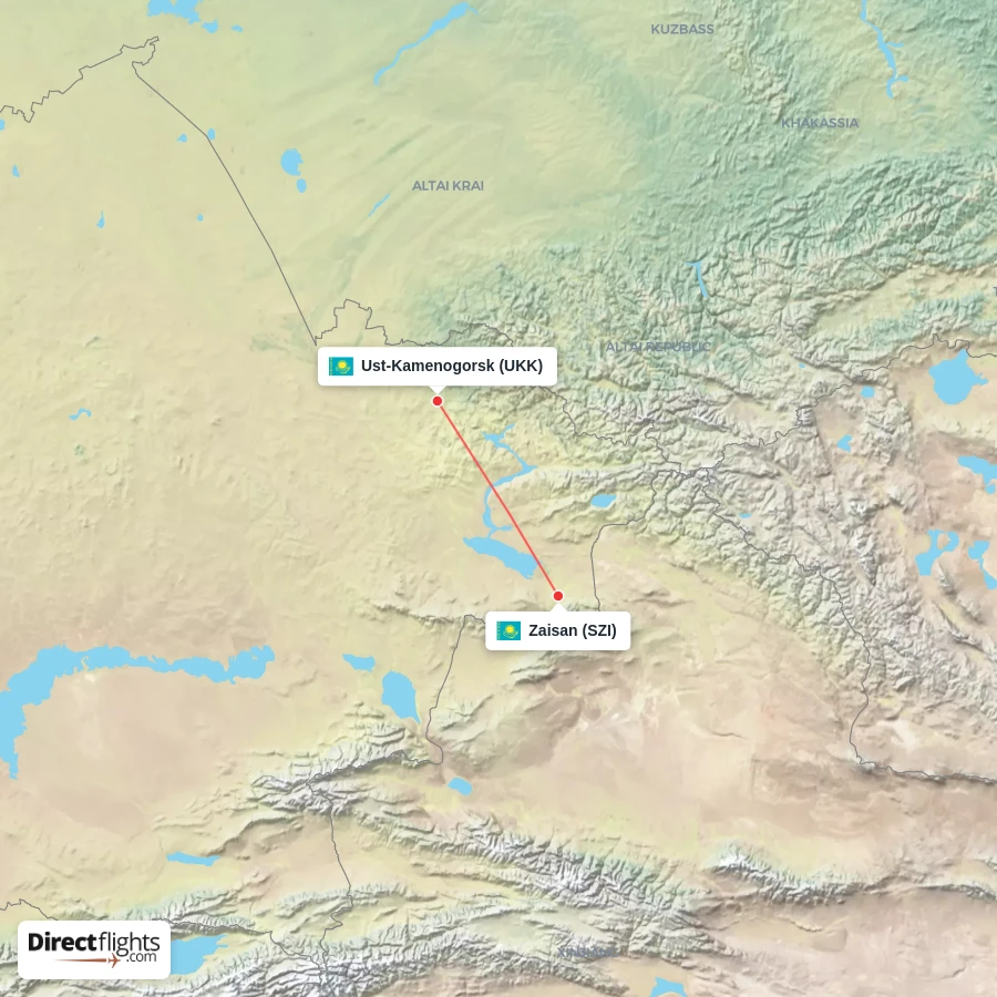 UKK - SZI route map