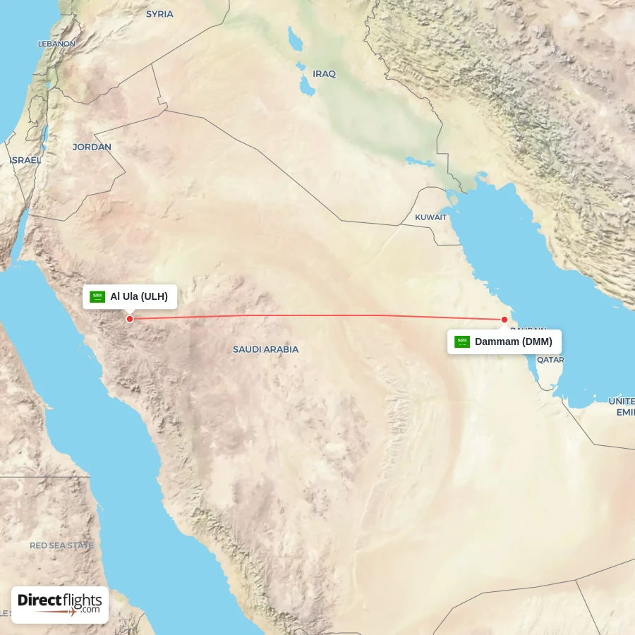 ULH - DMM route map
