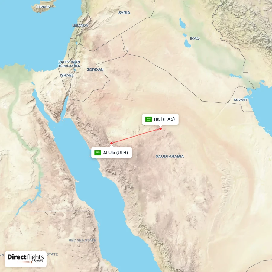 ULH - HAS route map