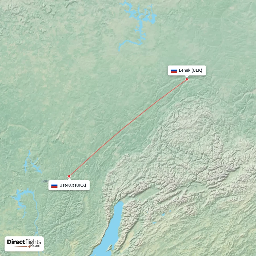 ULK - UKX route map