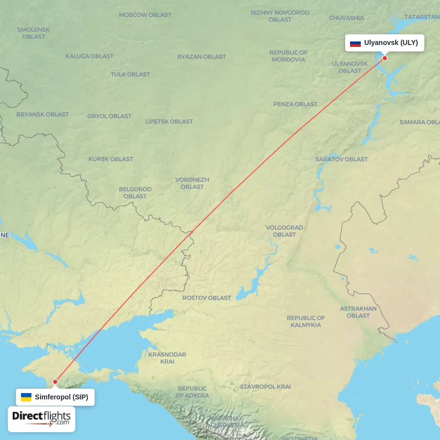 ULY - SIP route map