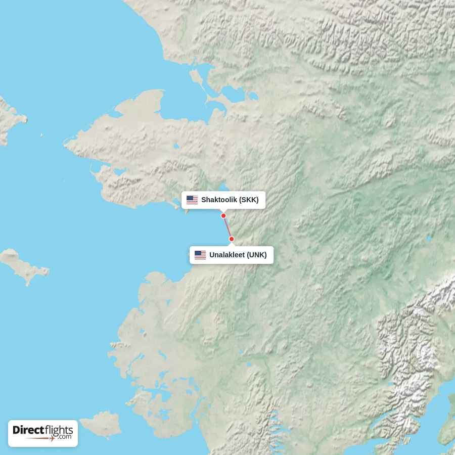 UNK - SKK route map