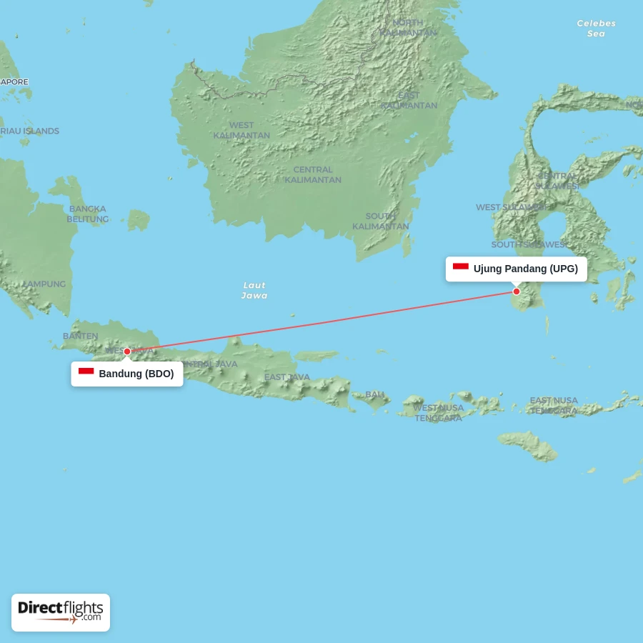 UPG - BDO route map