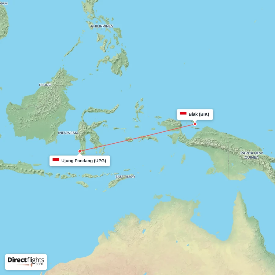 UPG - BIK route map