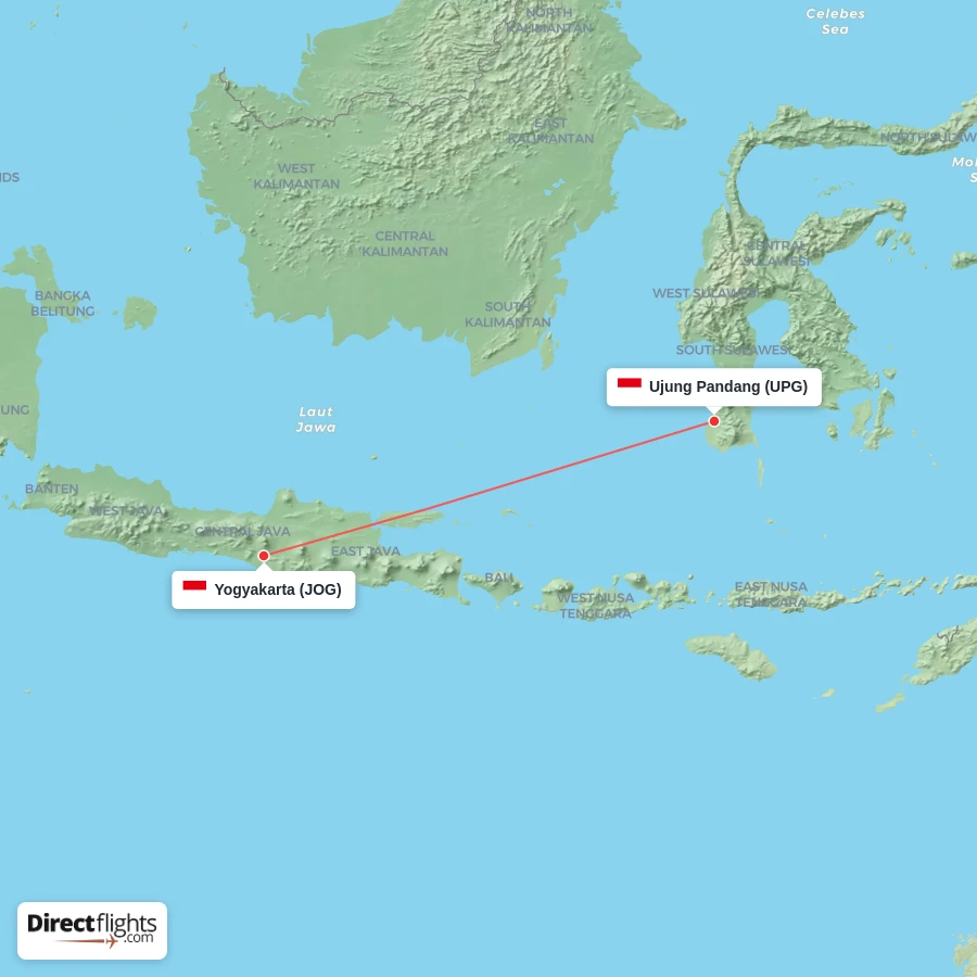 UPG - JOG route map