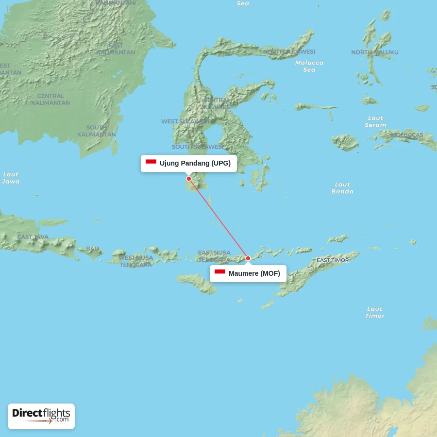 UPG - MOF route map