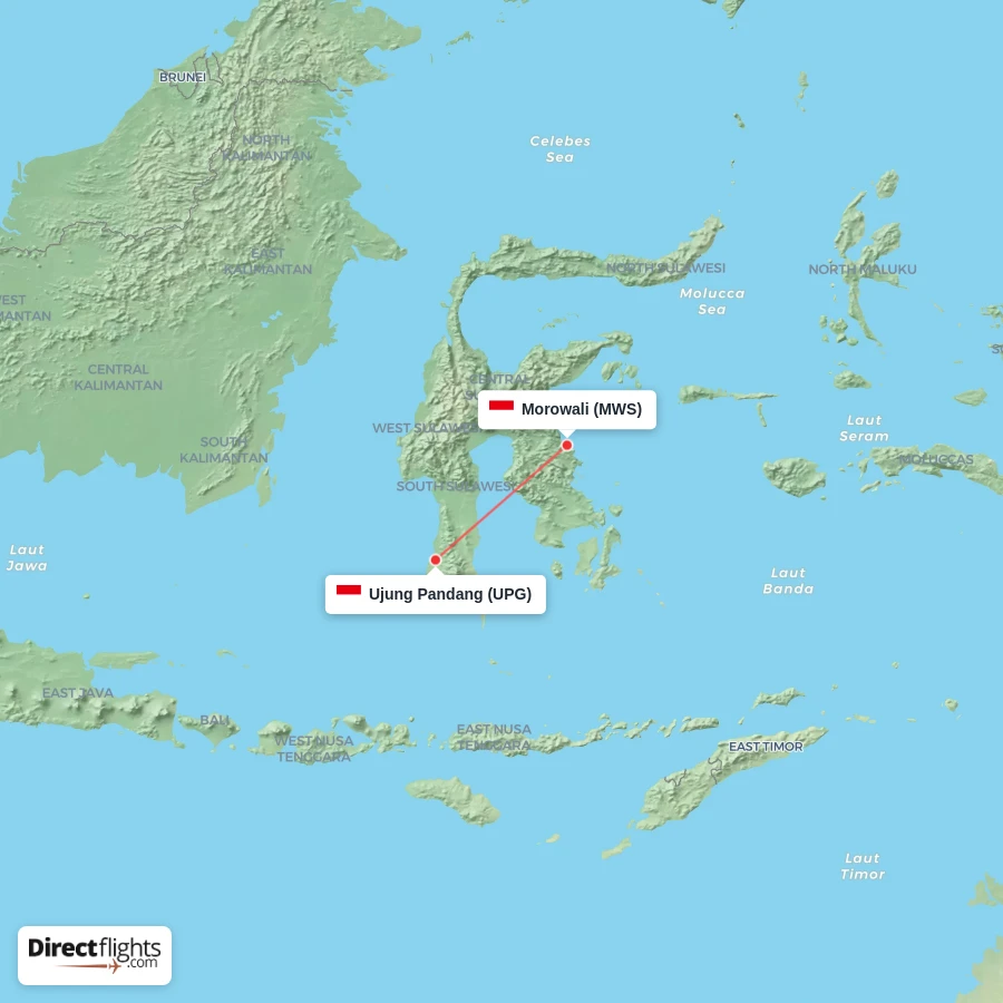UPG - MWS route map