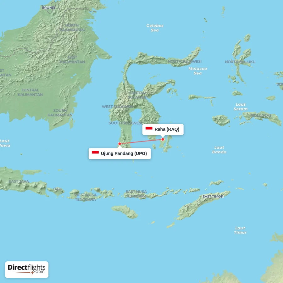 UPG - RAQ route map