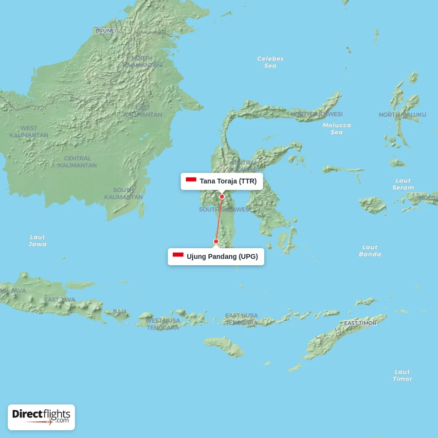 UPG - TTR route map