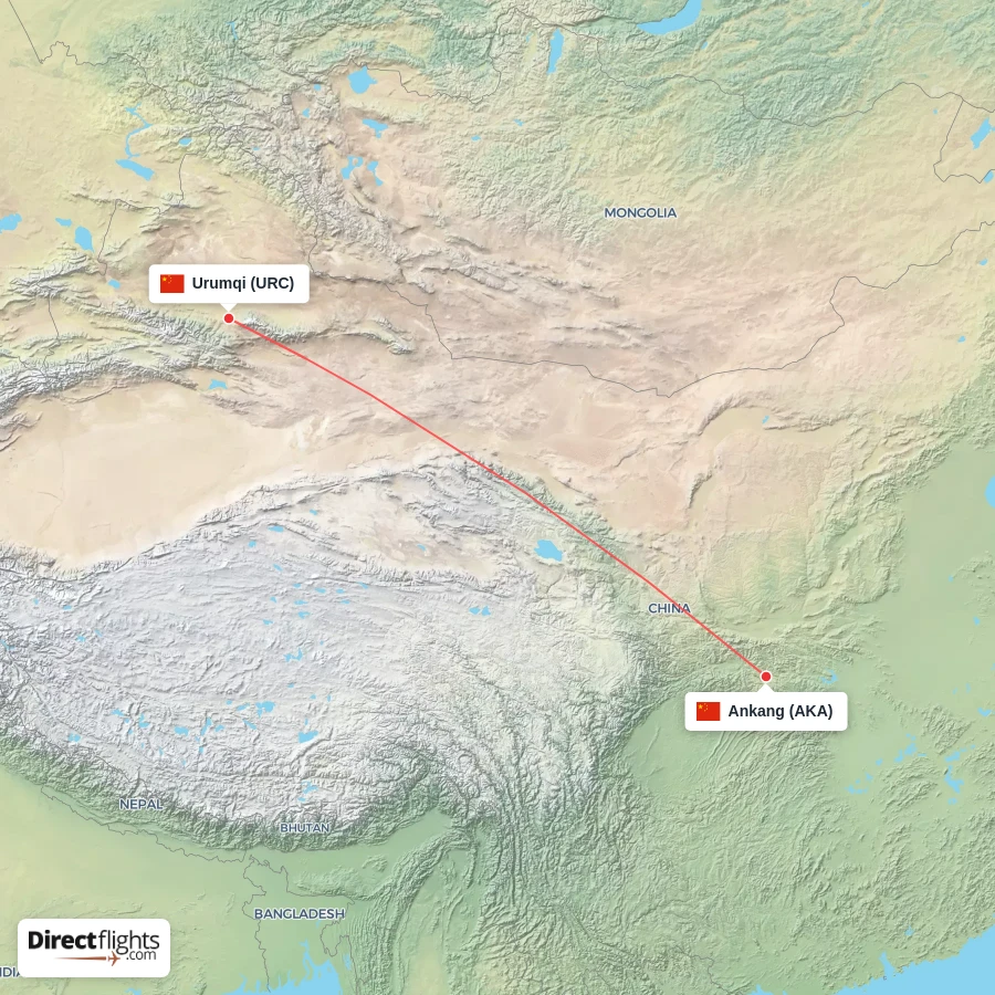 URC - AKA route map