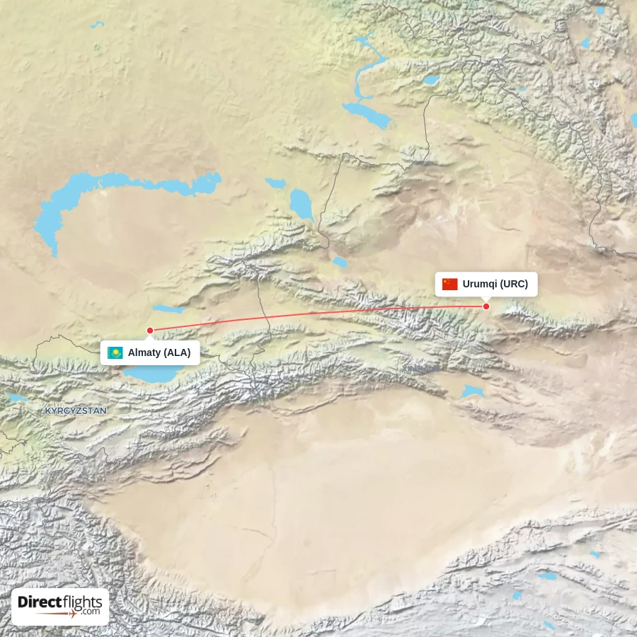 URC - ALA route map