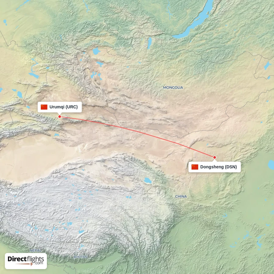URC - DSN route map