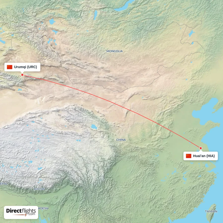 URC - HIA route map