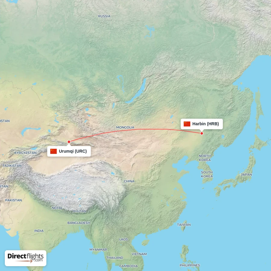 URC - HRB route map