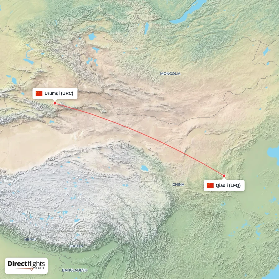 URC - LFQ route map