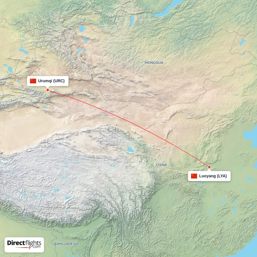 URC - LYA route map