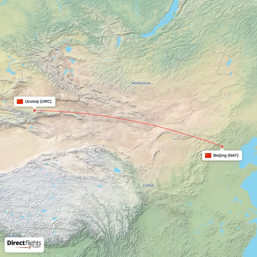 URC - NAY route map