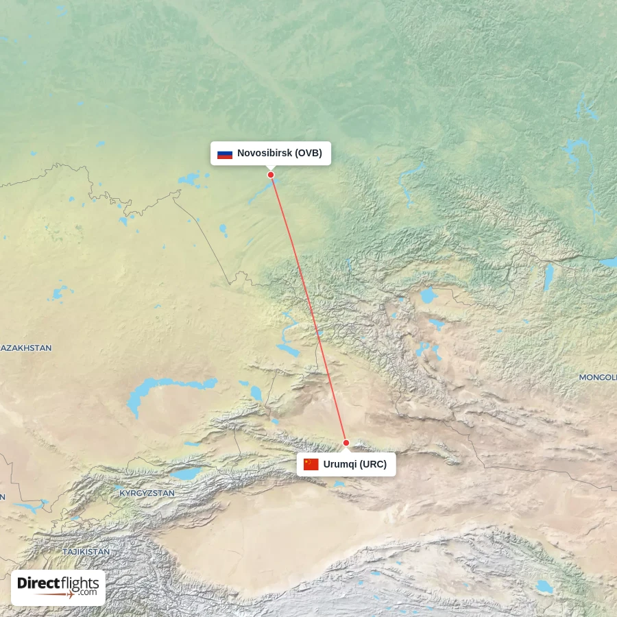 URC - OVB route map