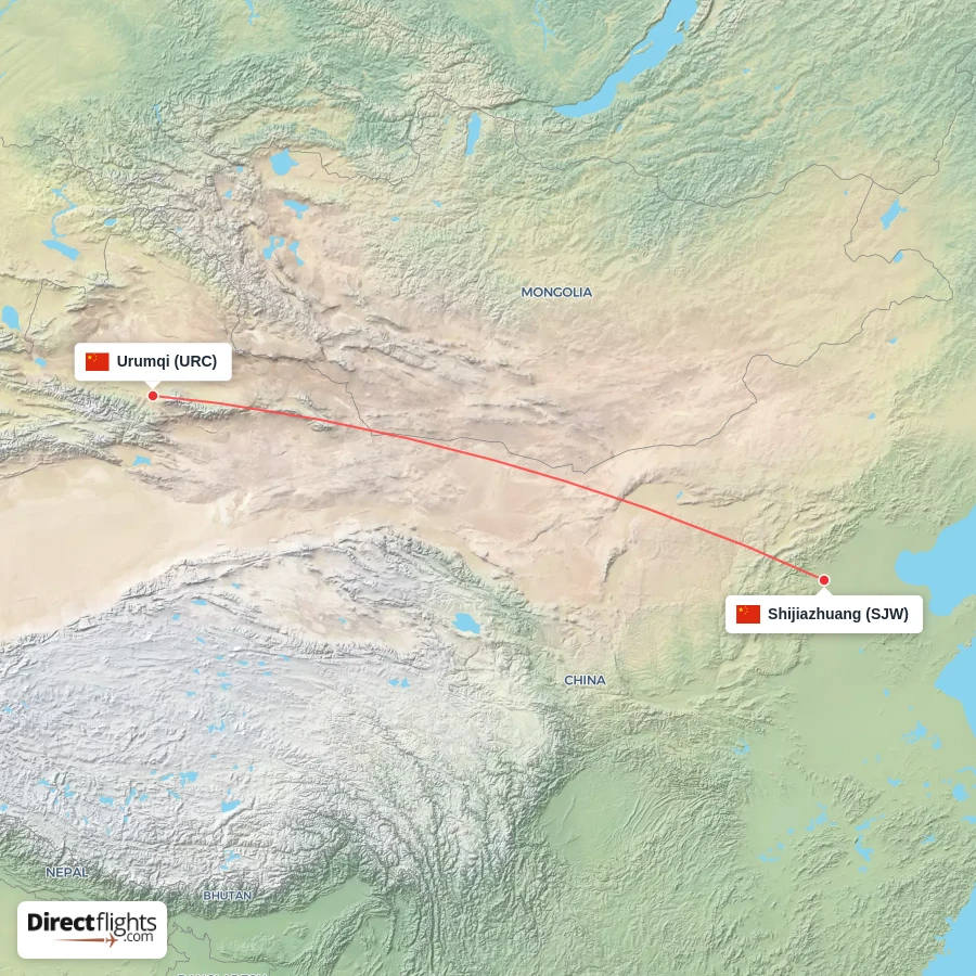 URC - SJW route map