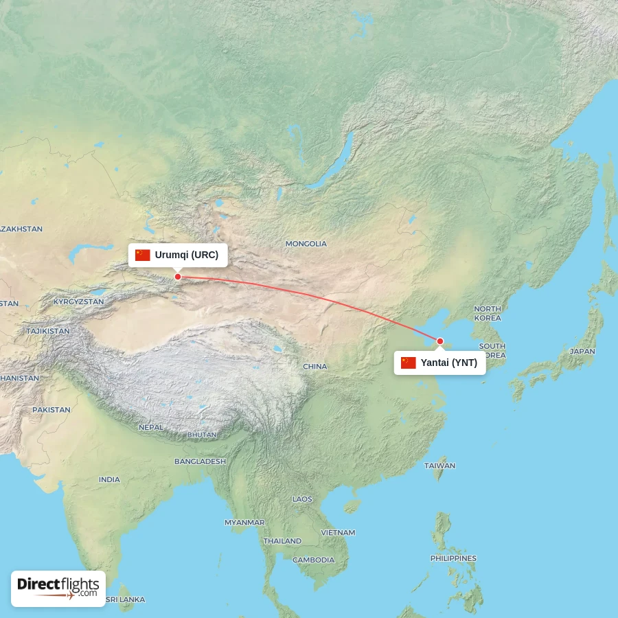 URC - YNT route map