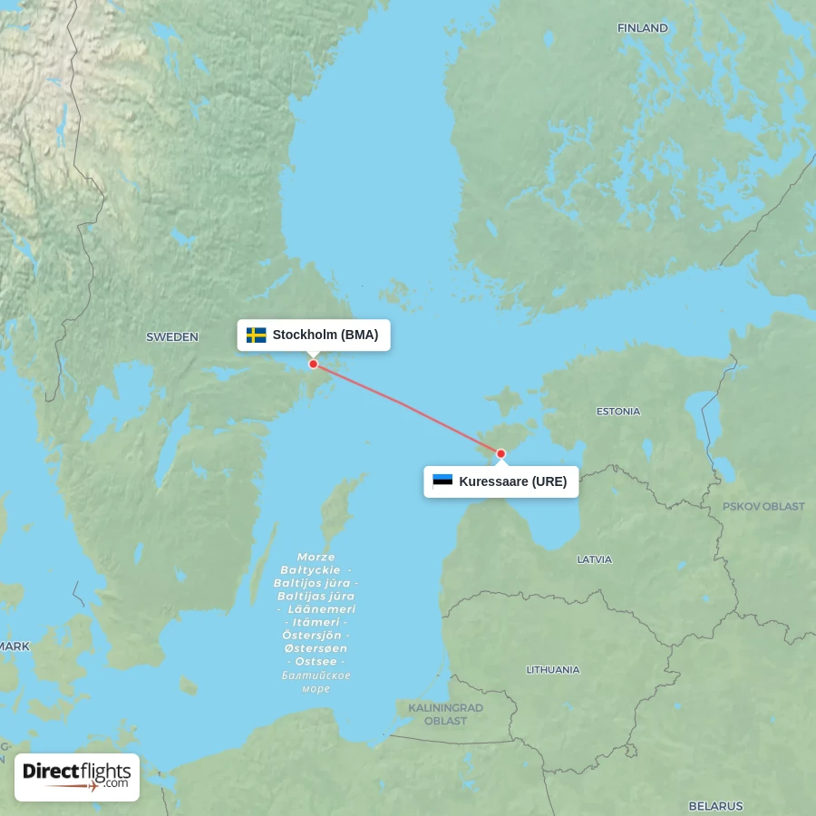 URE - BMA route map