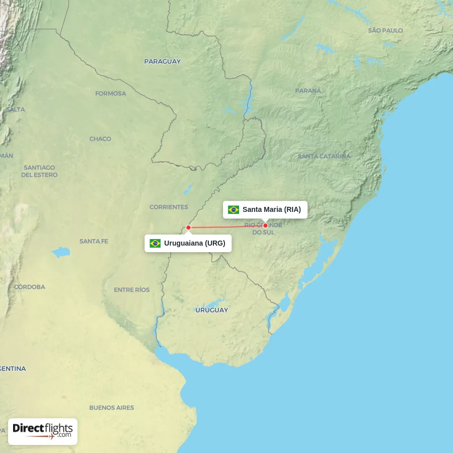 URG - RIA route map