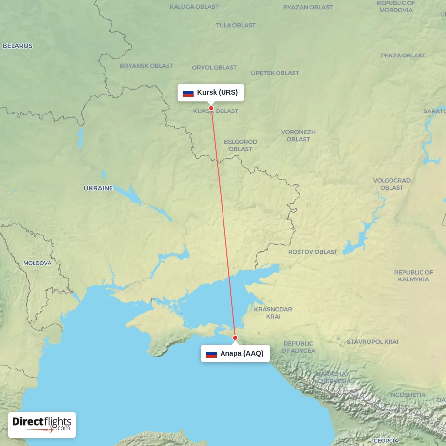 URS - AAQ route map