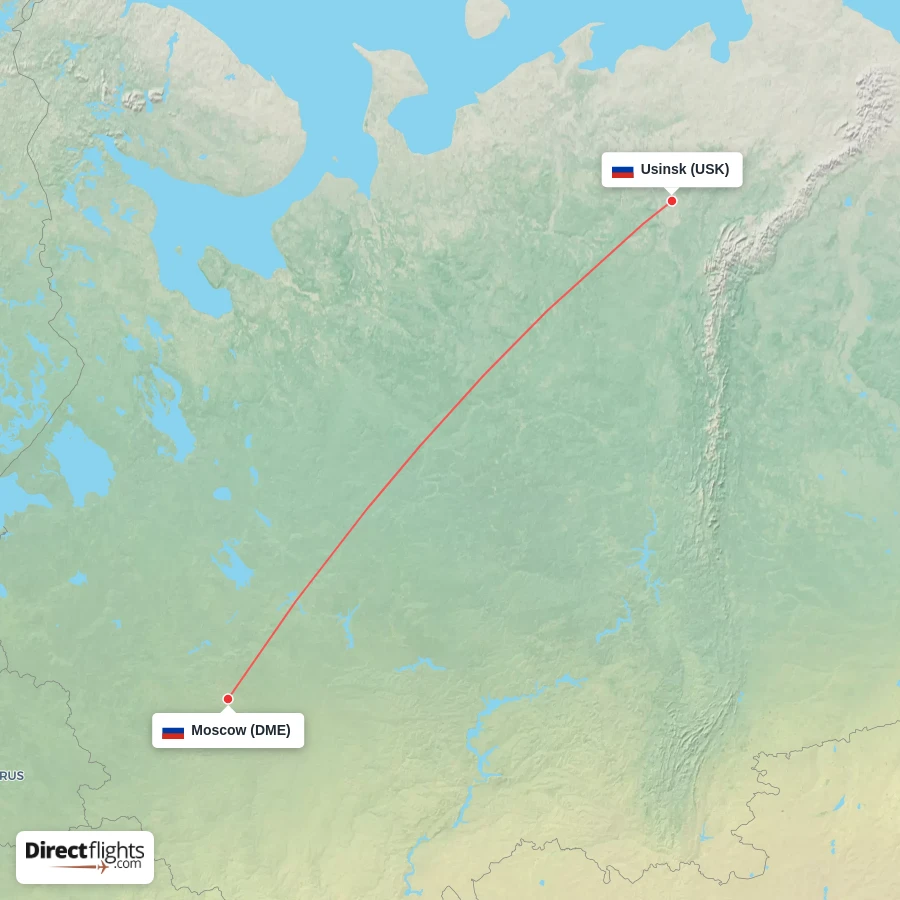 USK - DME route map