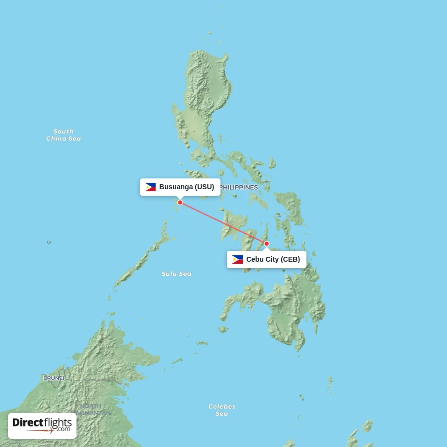 USU - CEB route map