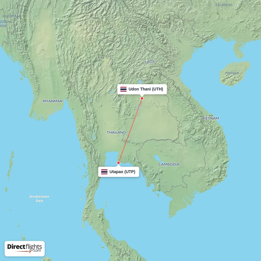 UTH - UTP route map