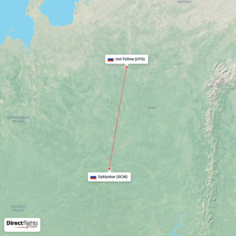 UTS - SCW route map