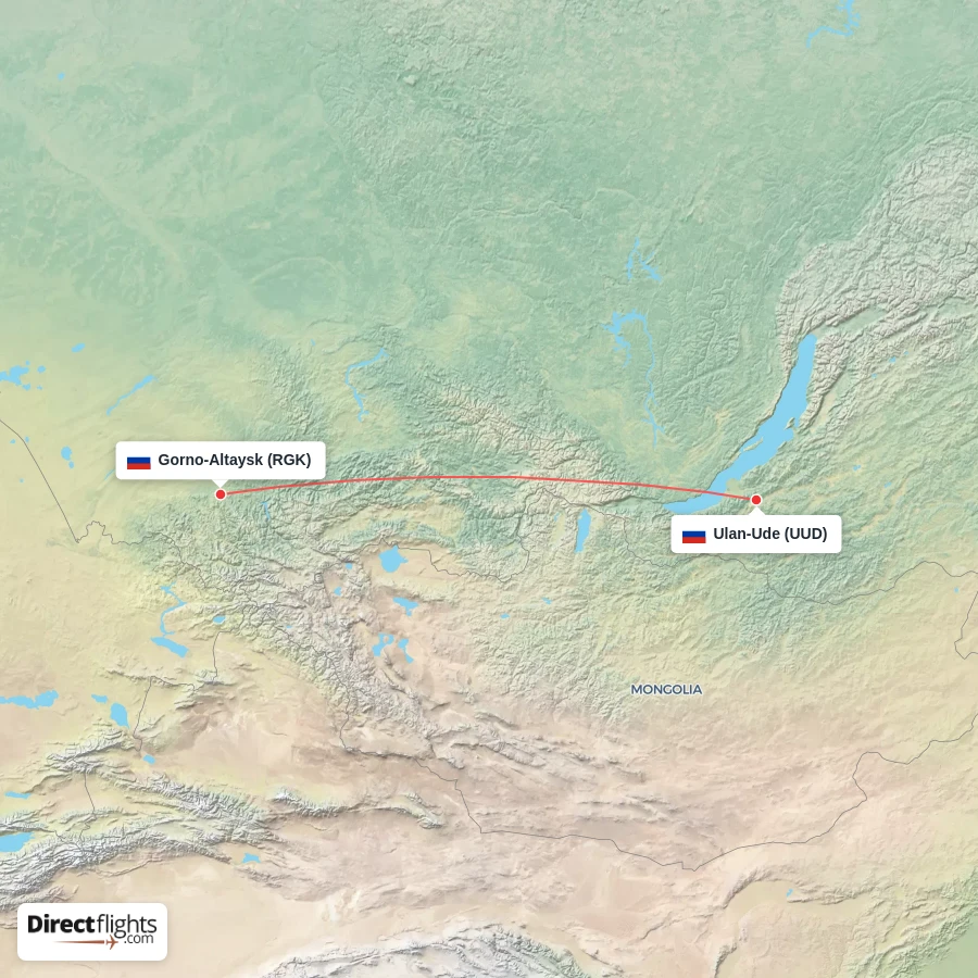 UUD - RGK route map