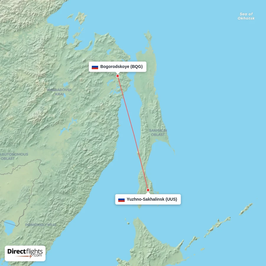 UUS - BQG route map