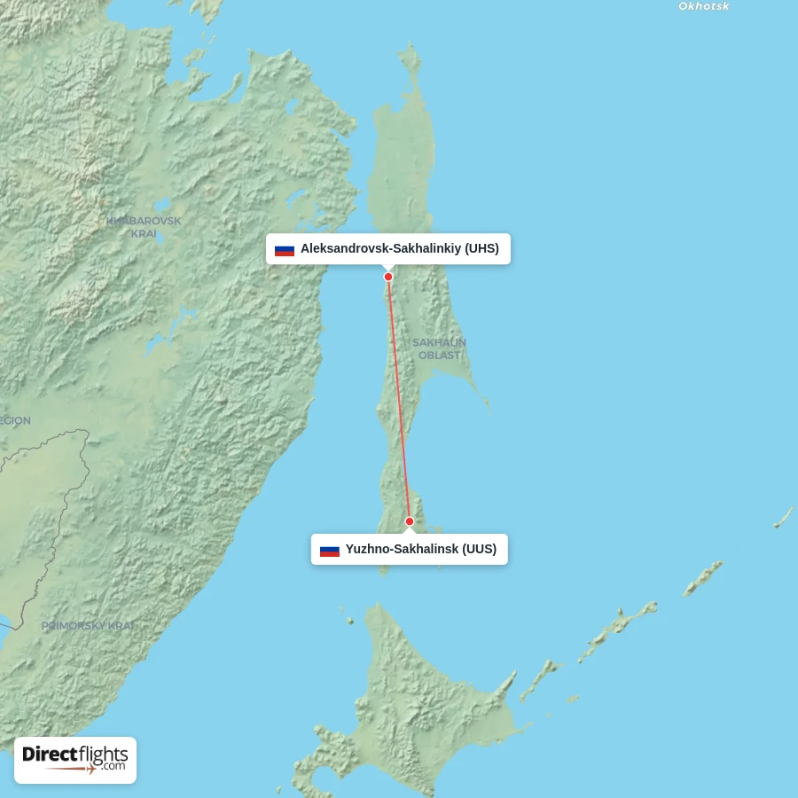 UUS - UHS route map
