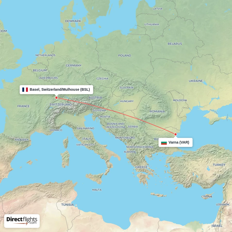 VAR - BSL route map