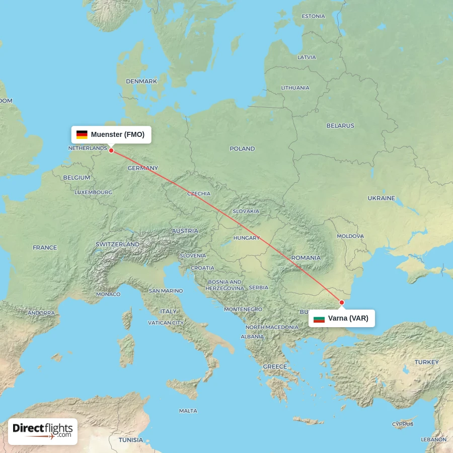VAR - FMO route map