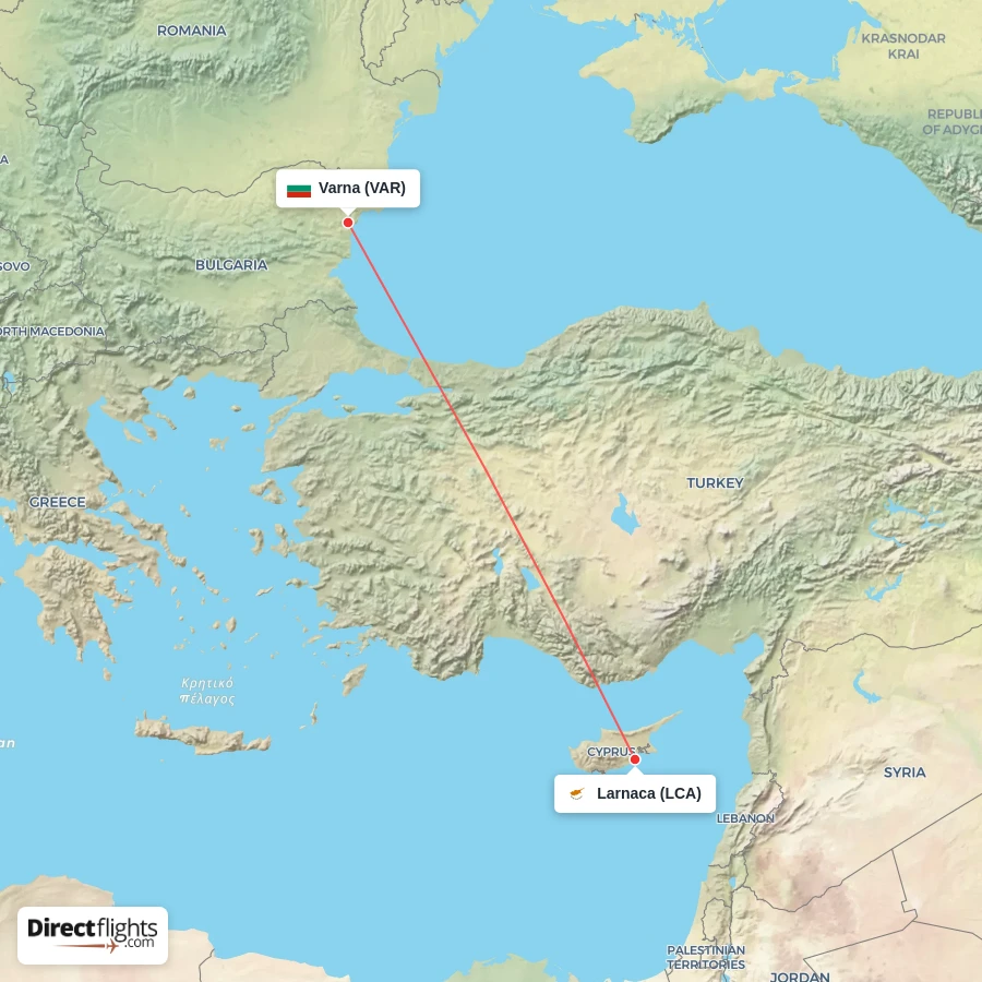 VAR - LCA route map