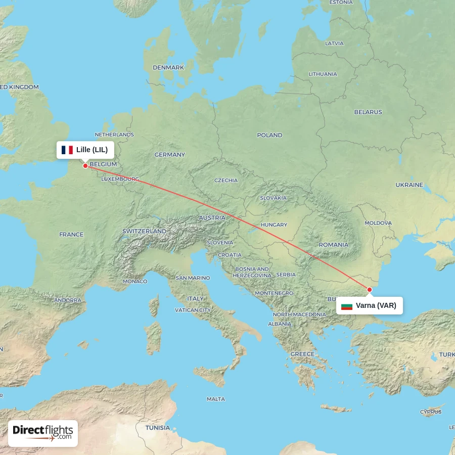 VAR - LIL route map