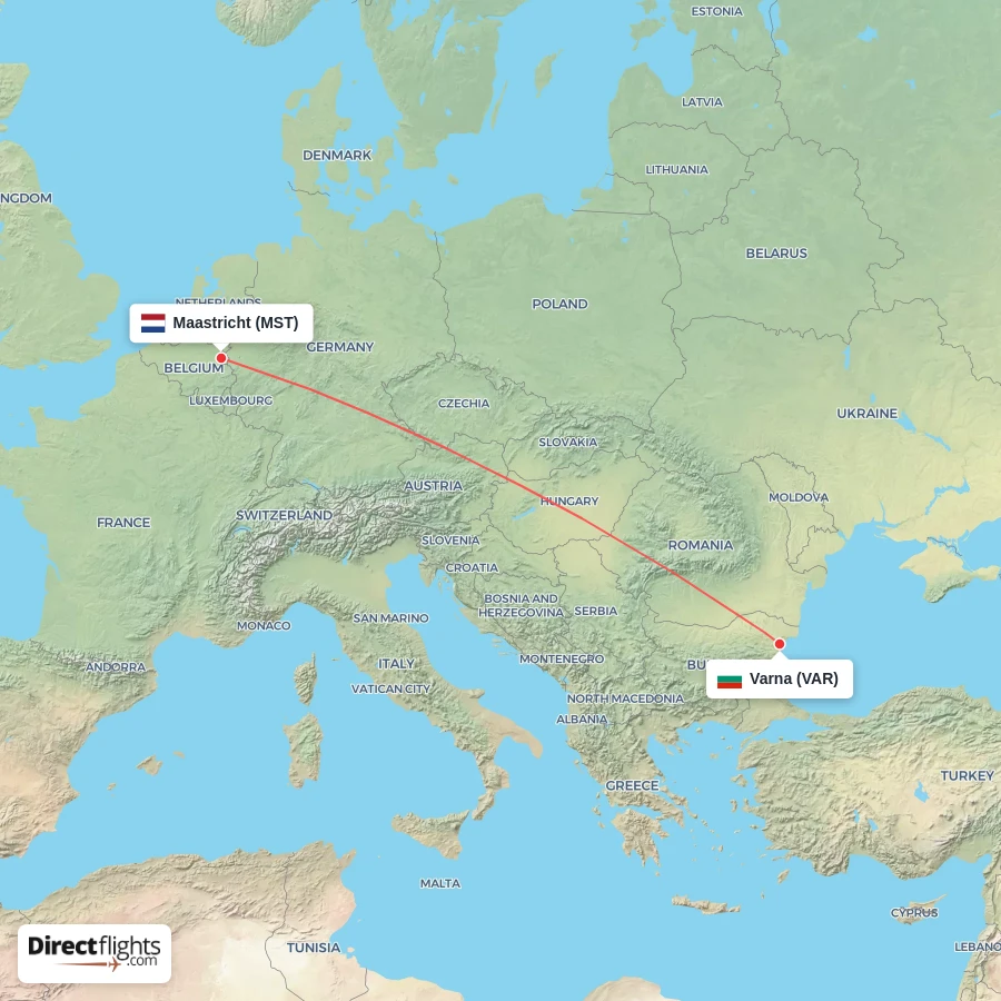 VAR - MST route map