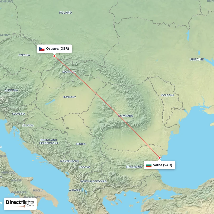 VAR - OSR route map