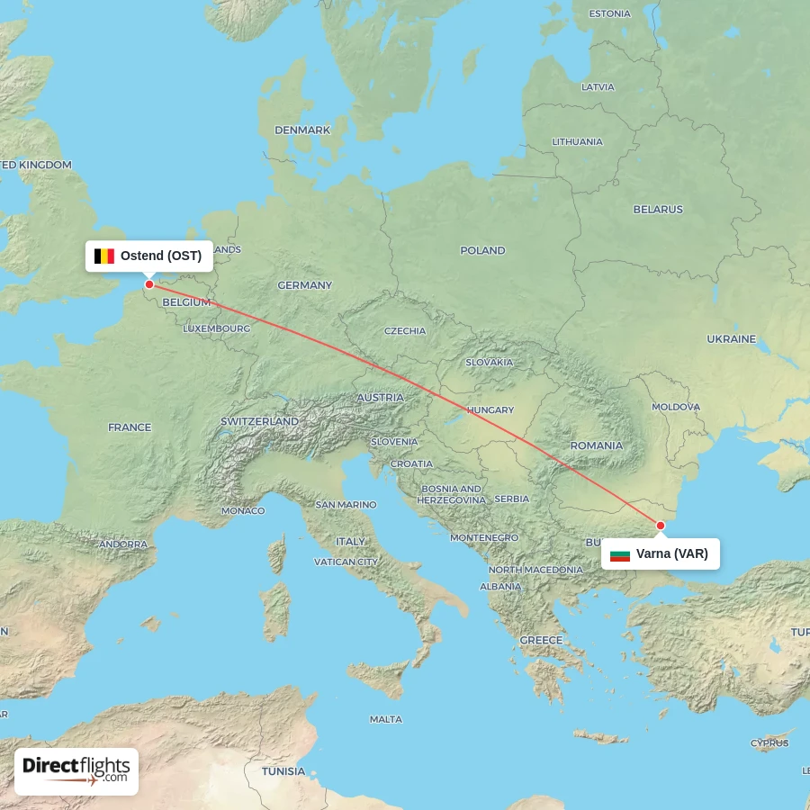 VAR - OST route map