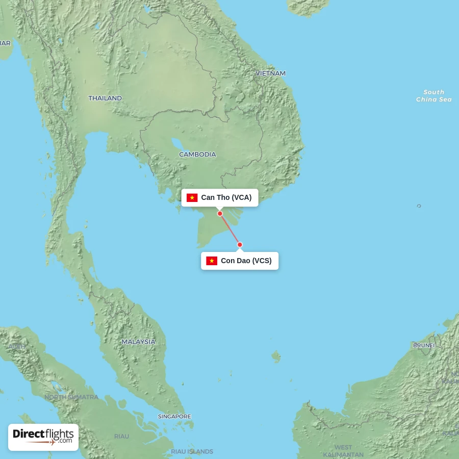 VCA - VCS route map