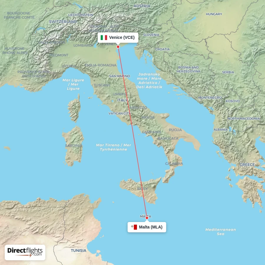 VCE - MLA route map