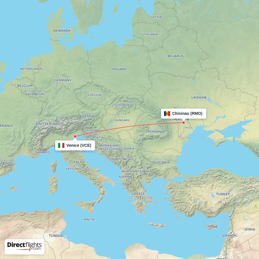 VCE - RMO route map