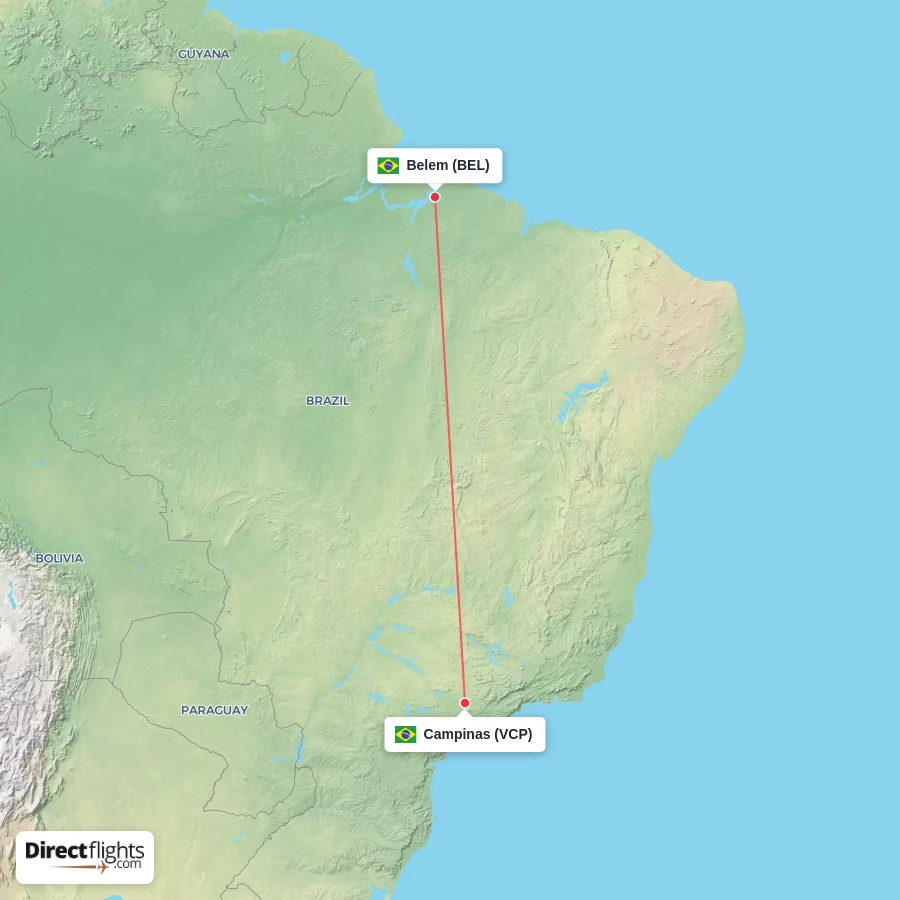 VCP - BEL route map