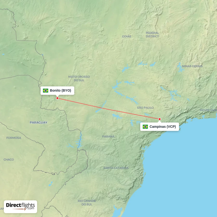 VCP - BYO route map