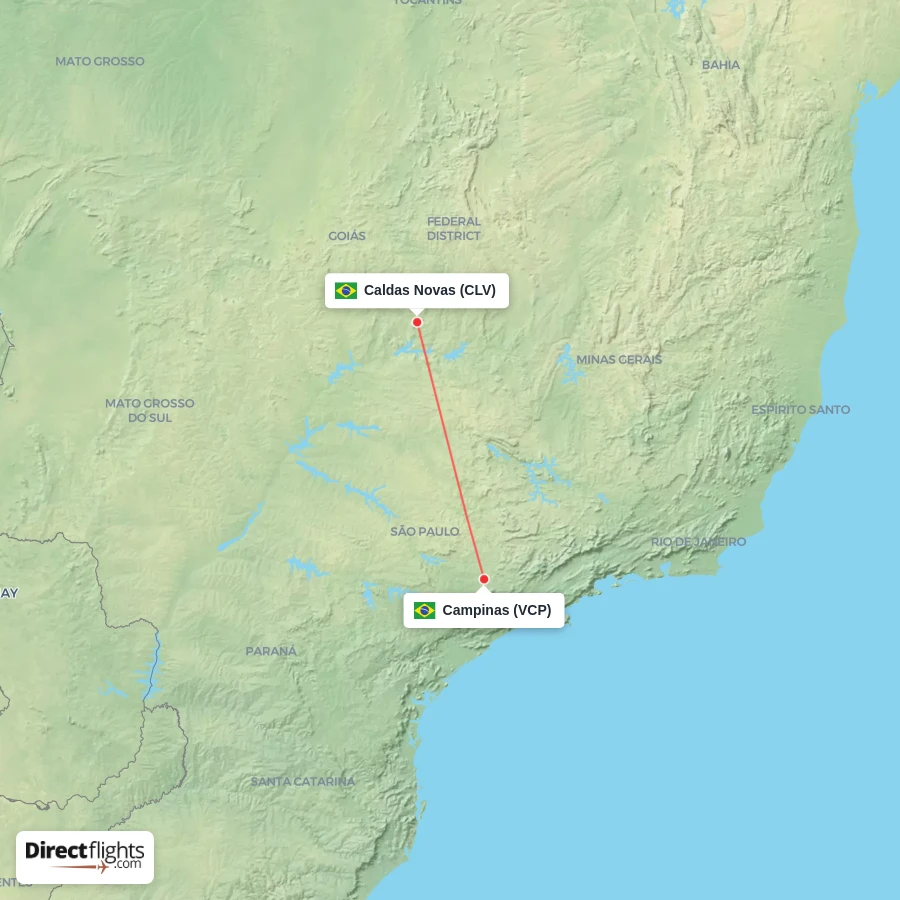 VCP - CLV route map
