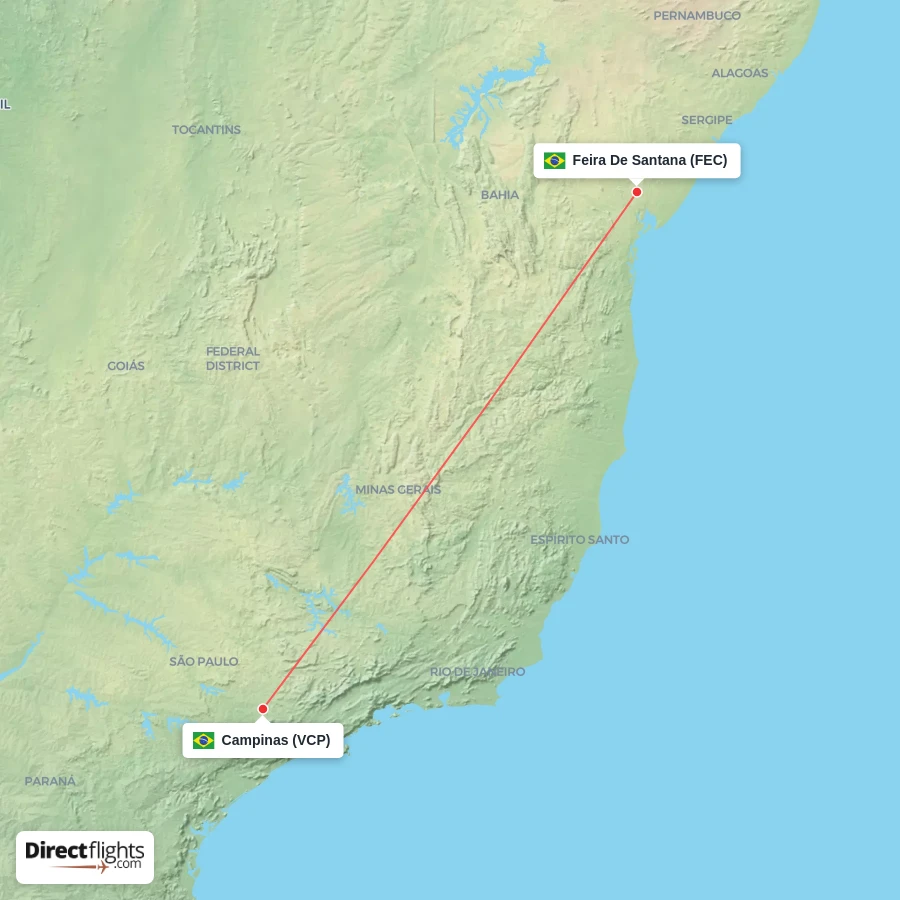 VCP - FEC route map