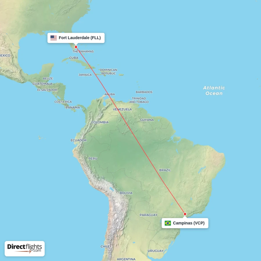 VCP - FLL route map